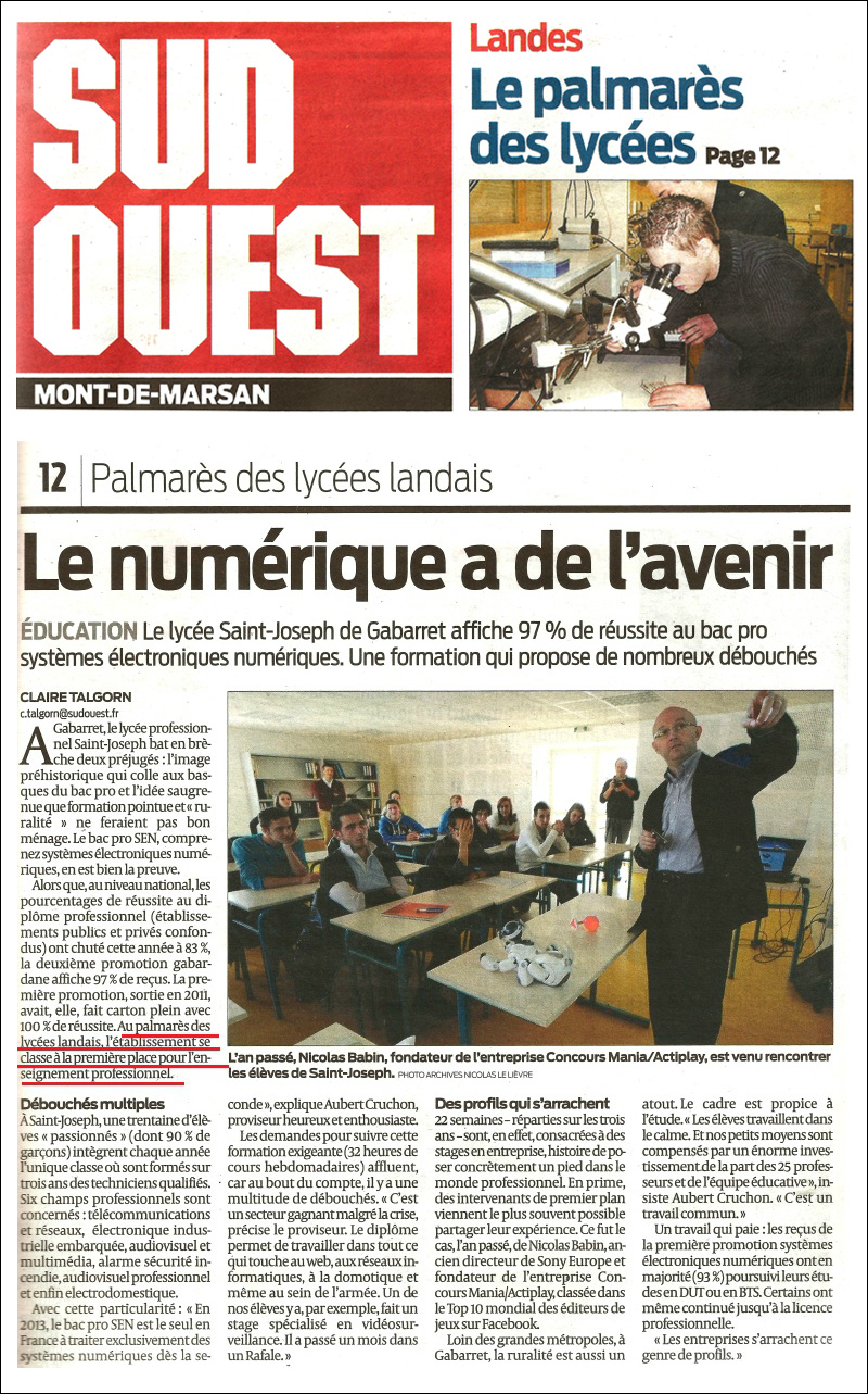 sud-ouest-palmares-lycees-2013