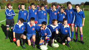 Les benjamins de la Section sportive Rugby 2013-2014